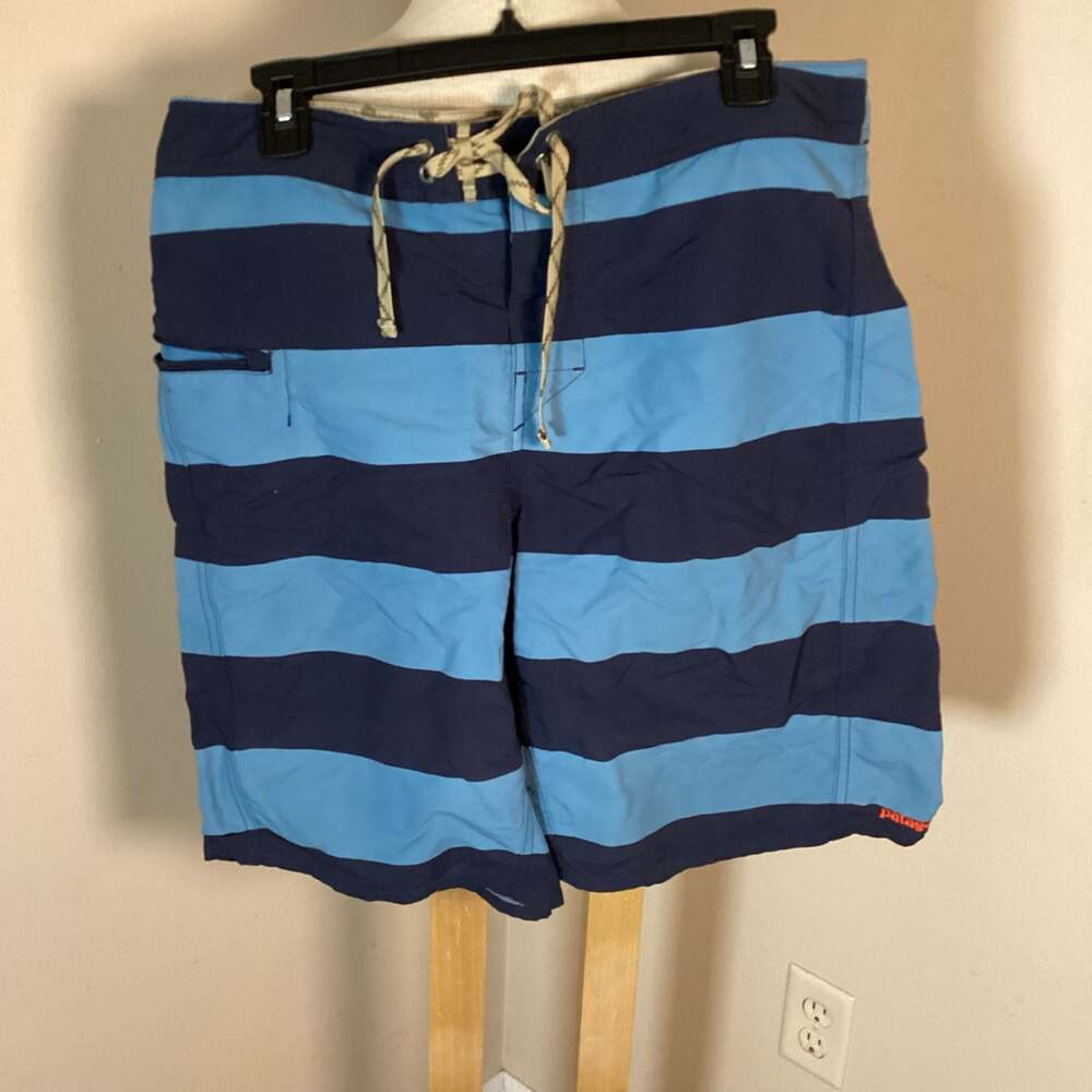 Patagonia Striped Board Shorts Size 33